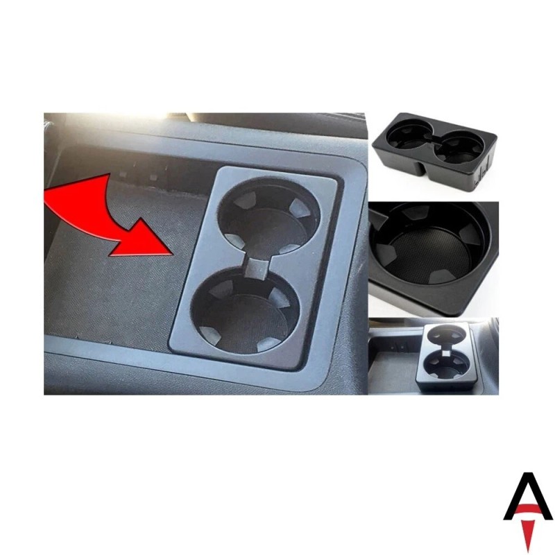 AmpleThink Dual Console Cup Holder Drink For 07-14 Chevy Silverado