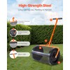 VEVOR Compost Spreader, 24 in Wide Peat Moss Spreader with
