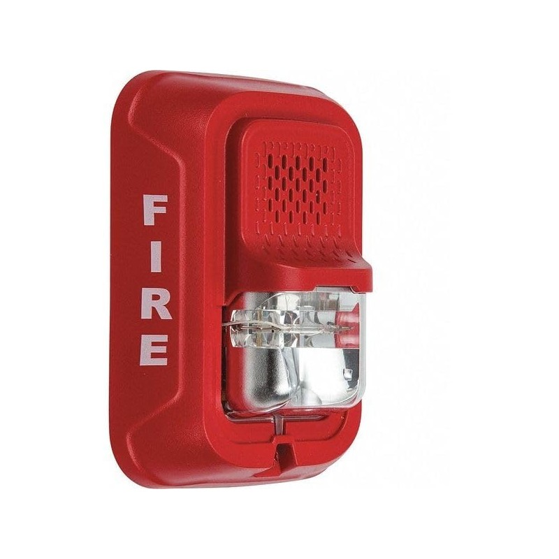 Horn Strobe,Marked Fire,Wall or Ceiling