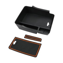 Marchfa New Honda Vezel RV Console Box Center Console Tray Accessory Accessory Accessory ABS Material Charging USB Function No Rattle Interior Parts Custom Parts (Red)