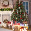 FREEPOWER 12PCS Flameless Christmas Tree Candles with Remote，Battery Operated Flickering