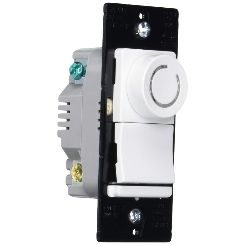 Legrand Pass & Seymour DRCL453PWV 450W Deco Rotary Preset Dimmer
