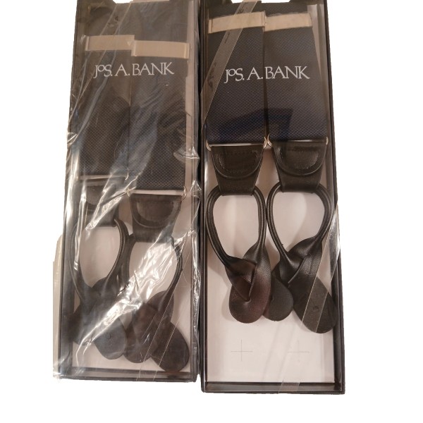 Jos. A. Bank Jos A Bank Suspenders Black Two Pair