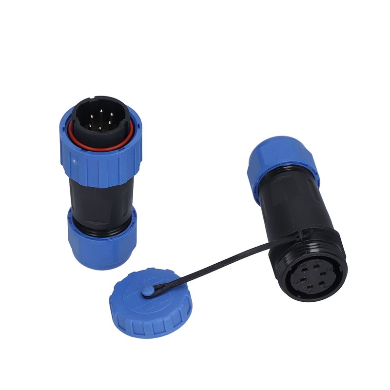 Aviation Cable Connector Socket IP68 Waterproof 6 Pin 7 Pin