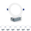 Meconard 6 Pack 6 Inch LED Recessed Ceiling Light, 2700K/3000K/3500K/4000K/5000K