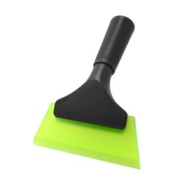 FOSHIO Small Squeegee with 5 Inch Green Rubber Blade Mini Wiper Window Tinting Tools for Mirror Glass Window Cleaner with Non-Slip Handle, 2 Pack