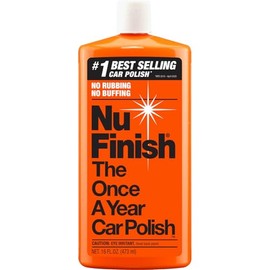 Nu Finish NF-76 Pulidor Líquido para Coches y Camiones, Naranja, 16 oz