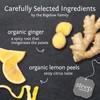 steep by Bigelow Organic Lemon Ginger Herbal Tea, Caffeine Free,