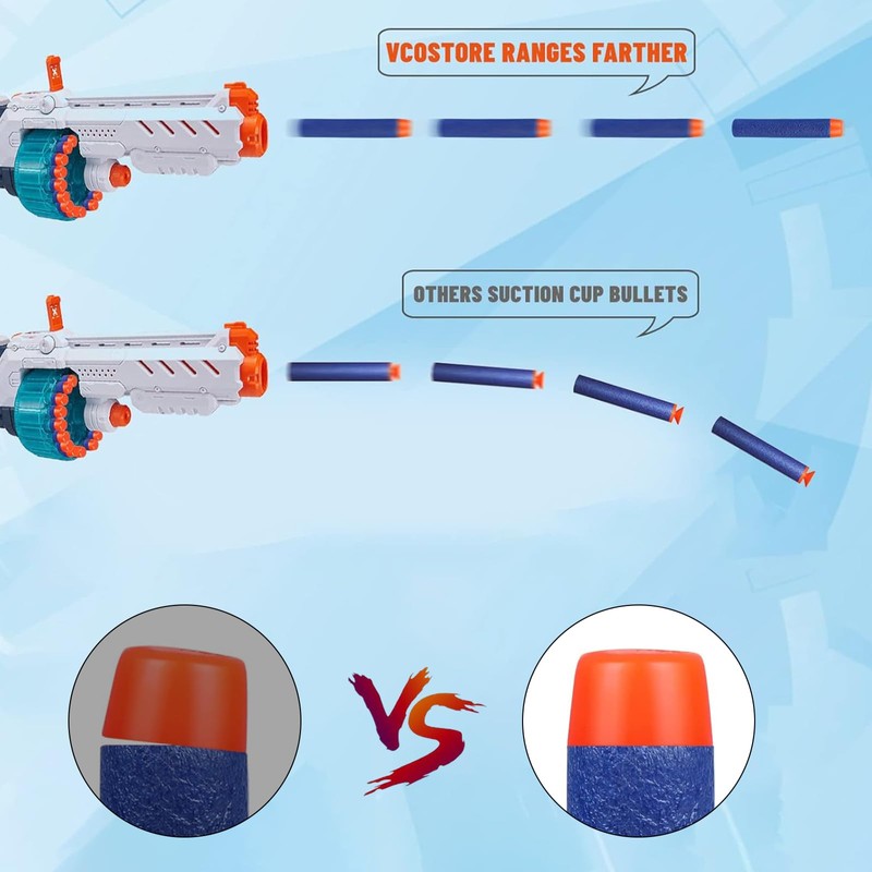 Foam Bullets, Dart 240 Pcs Foam Bullets, Dart Bullets for