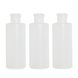 3Pcs 200ML Empty Clear Plastic Squeeze Bottles with Flip Cap Refillable Travel Toiletries Cosmetic Container Bottles Tubes for Cream Lotion Shampoo etc