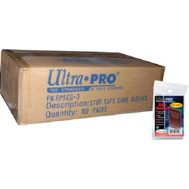 10,000 Ultra Pro Soft Transparent Card 'penny' sleeves for sports or game cards (1 Case = 100 packs100 sleeves)