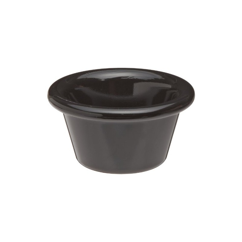 Carlisle 4312203 negro 2 onzas. Suave Ramekin (caja de 48)