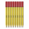 ZOFAX Felto Felt Tip Colouring Pens, RED, Fine Point, Pack