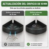 HAWOO Repisas para Baño Esquinero 2 Pack Sin Taladros