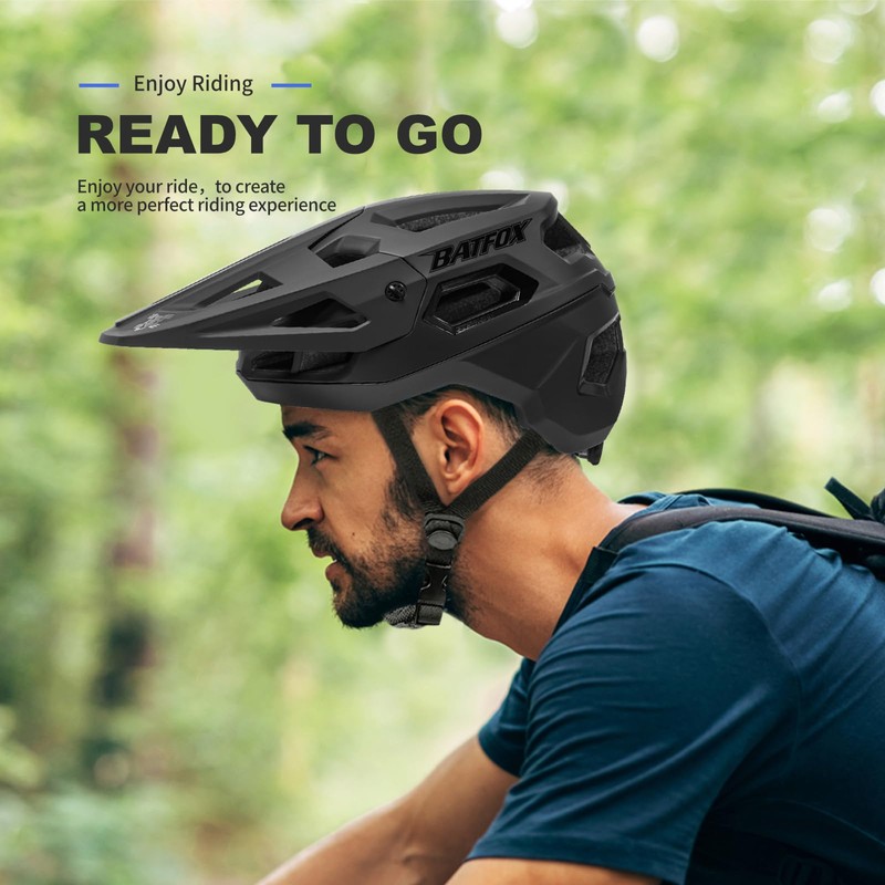 BATFOX Bike Helmet Mountain Bike Helmets for Men Women Adults