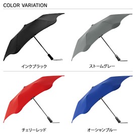 BLUNT Metro Travel Umbrella – 100cm Windproof Umbrella, Compact Umbrella for Wind and Rain, Portable, Heavy Duty, UV Protection - Ink Black