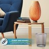 Metal Mesh Bin, Silver Metal Trash Bin, Wastebasket Bin, Waste