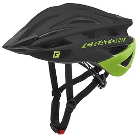 Cratoni Unisex - Adult Agravic Helmets, Black/Lime Matt, XL