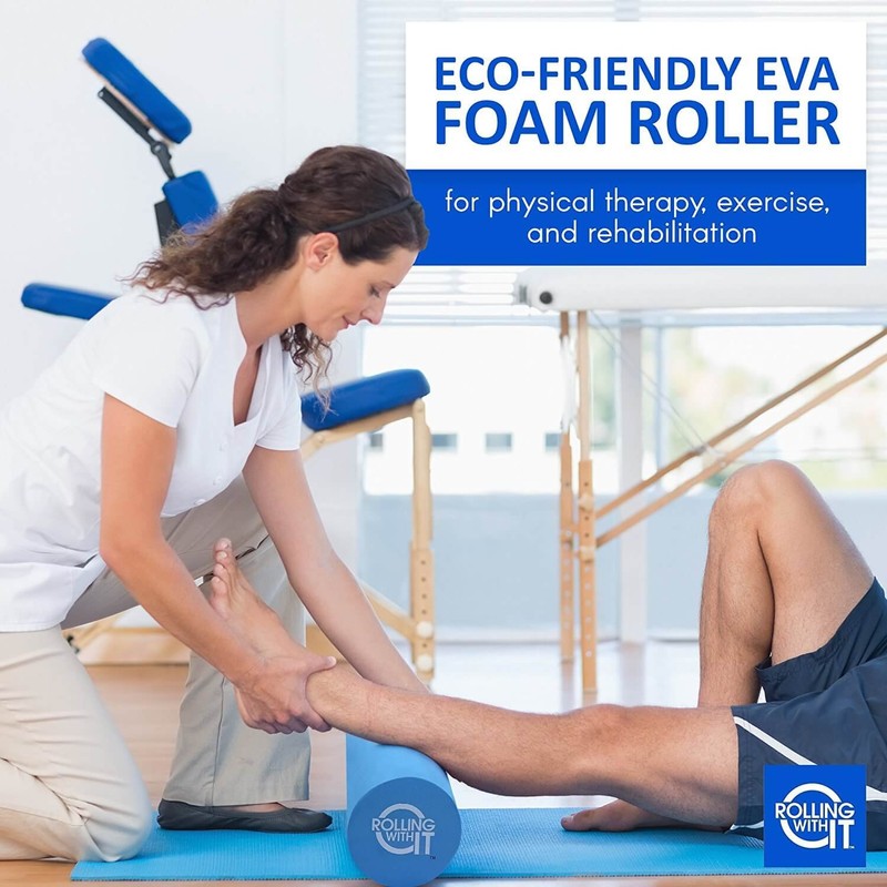 Rolling With It Foam Roller with High Density for Physical