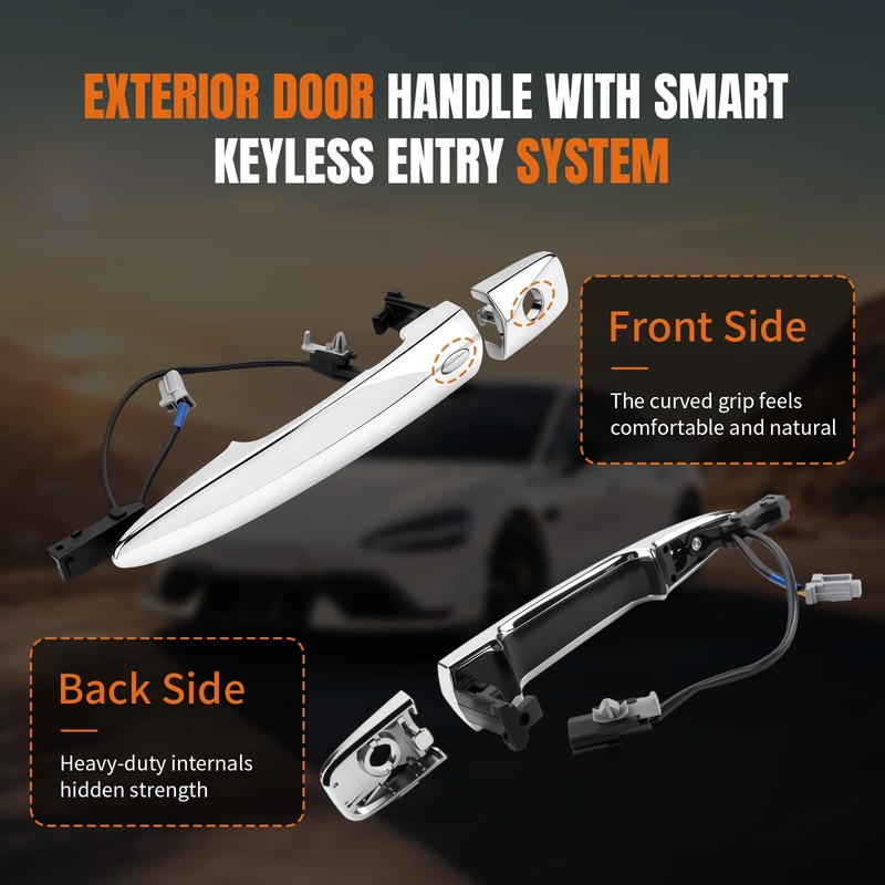 Front Left Exterior Driver Door Handle for Nissan Sentra Leaf
