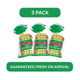 Trader Joe's Gluten Free Bagels - Almost Everything - 3 PACK - GUARANTEED FRESH