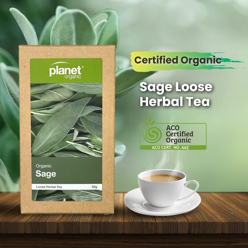 Planet Organic Organic Sage Loose Leaf Tea 50g