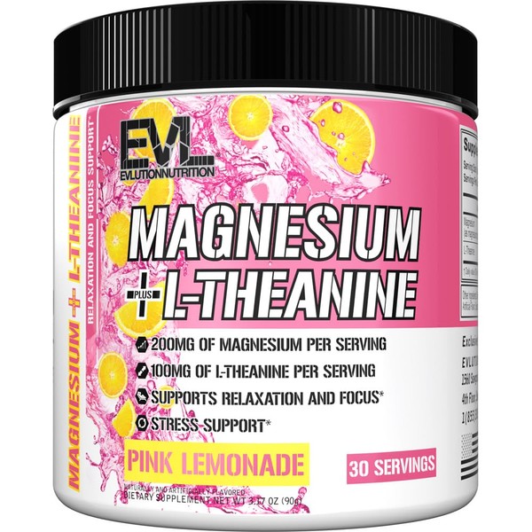 Evlution Evlution Nutrition Magnesium + L-Theanine - Natural Relaxation &