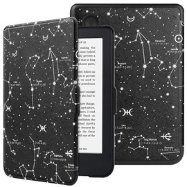 HGWALP Slim Shell Case for 6 Inch Tolino Shine 5 (2024)/Shine Color/Shine 4(2022) & Kobo Clara Colour/Clara BW(2024)/Clara 2E (2022) eReaders, Premium Cover with Auto Sleep/Wake Constellation