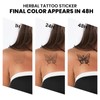 UBICA Large Semi Permanent Tattoo 2 Sheets | Lasts 2