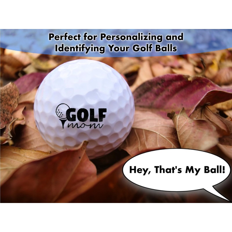 Ball Badge Golf Ball Stamp – Self-Inking Golf Marker, Quick-Dry
