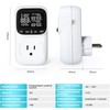 KABASI Digital Temperature Controller, Heavy Duty 15A/ 1800W Thermostat Outlet