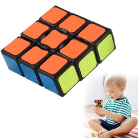 Speed Cube 1x3x3, Fast Smooth Rubix Cubes Stickerless 3D Magic Cube Puzzle for Party Bags Flexible Brain Teasers Stocking Filler Educational Gift for Kids Adults Beginners and Professionals