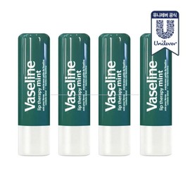 Vaseline Lip Therapy Stick 4.8g x 4 Mints / 바세린 립테라피 스틱 4.8g 4개 민트
