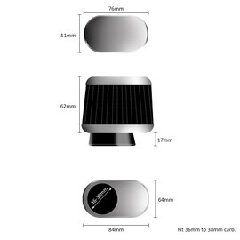 DKMOTORK 36mm 37mm 38mm 1.5'' Universal Motorcycle Pod Air Filter Intake For Apollo Taotao Pit Bike Moped 49 50 110 125 150 cc Scooter Gy6 SSR110 125 ATV VM22 Mikuni Carb