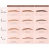 pussé 4D Beautiful Eyebrow Stamp (Soft Arch, Easy to Fall),