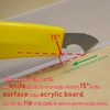 Professional Acrylic Plexiglass Sheet Cutter Scoring Knife Tool,With a Curved