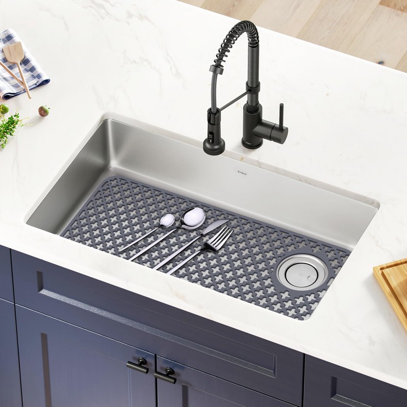 Flytime Silicone Sink Protectors for Kitchen Sink with Right Side