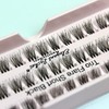 Elegant Lashes Trio Flare - SHORT Black Individual Lashes (Double