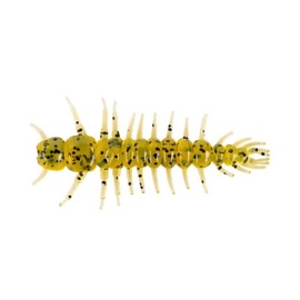 Yum Lures Hellgrammite 3" Earworm 8 Per Bag Bass Trout Panfish Fishing Plastic Insect Imitation Lure Hook