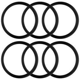 6pcs Boat Armor Filler Cap O-Rings, 1.5 Inch Boat Deck Fill Cap O-Ring Seal Gaskets Rubber Fuel Cap Gasket Gas Cap O Ring Seal Deck Fill Caps for Gas, Water, Diesel, Fuel (0513DP8)