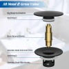 Hibbent 2 pcs Universal Bathroom Sink Plug Stopper Wash Basin