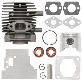 DUZFOREI 4137 020 1202 34mm Cylinder Piston Gasket Kit, Replacement for Stihl FS75 FS85 FC75 FC85 FH75 HL75 HL75K HT70 Trimmer, Replaces 4137 129 0900