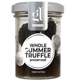 GL Truffle GOURMET LINE Whole Black Summer Truffle, 35 gm (1.2 oz) Preserved Truffles, Premium Selected Quality, Product of Italy