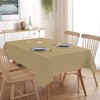 QIKSION Plastic Table Cloth Disposable 2 Pack, 54 x 108