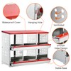 Nesting Boxes for Chickens, 6 Compartment Forward RollOut & Rollaway,