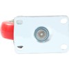 8 Pack 3 Inch Caster Wheels Swivel Plate on Red
