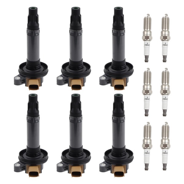 ZZDSNJ DG549 6 PCS Ignition Coil Pack Spark Plugs Compatible
