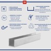 GAL-INDUSTRIAL Aluminium U Profile 20 x 20 x 20 x