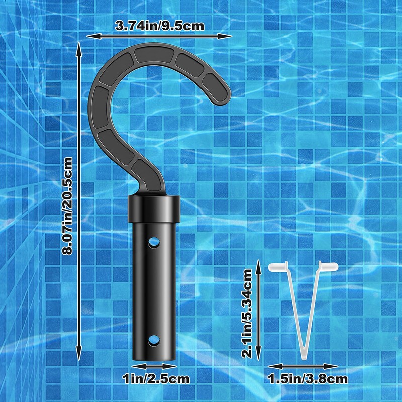 JamBer Pool Hook for Robotic Pool Cleaner, ABS Pool Hooks