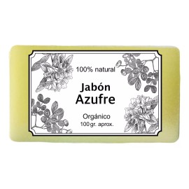 Flowers 5 Jabones Azufre Orgánico Natural